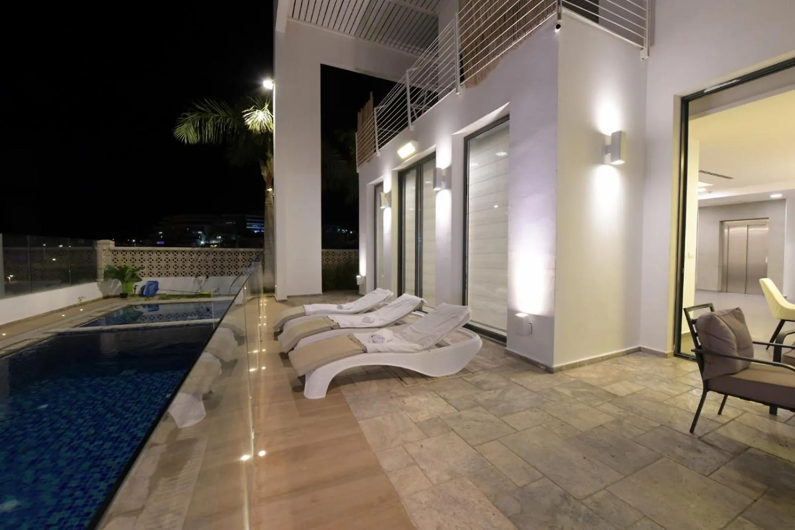 New ! 430M Luxury Best Top Class 8-Bdr Exclusive Villa Top Design Heated Pool Jucuzzi Sauna Eilat 0*,  Israele